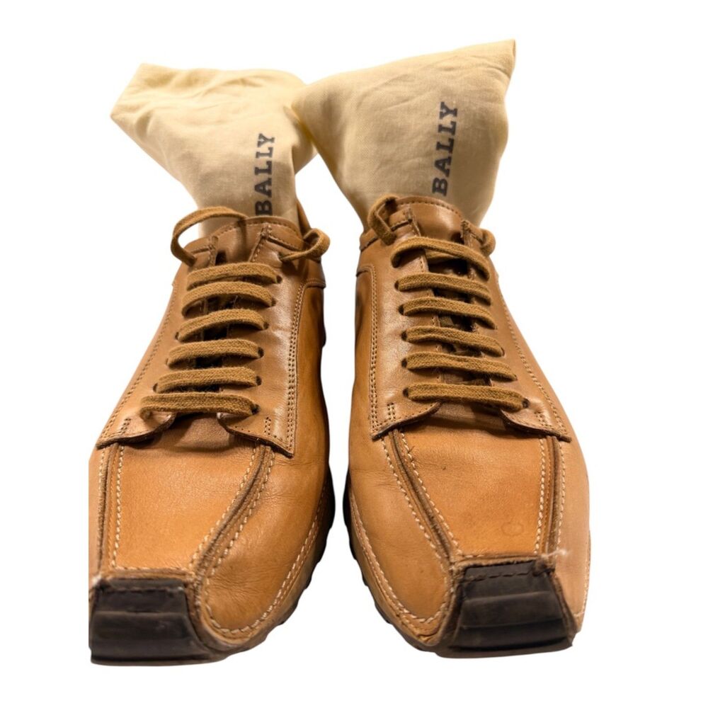 Bally "Cheetah" Swiss Heritage 700th Anniversary Luxury Sneakers - Cognac